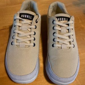 NOBULL tan canvas trainer